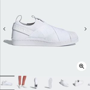 NEVER WORN ADIDAS SUPERSTAR SLIPON